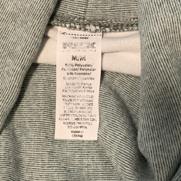 RBX Active Womens Light Blue Pin Striped Turtleneck Pullover Sweater Size Med - Picture 4 of 7